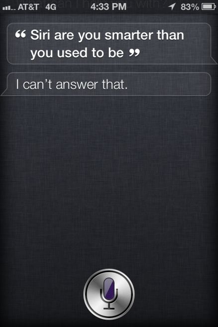Siri are you smarter than you used to be?